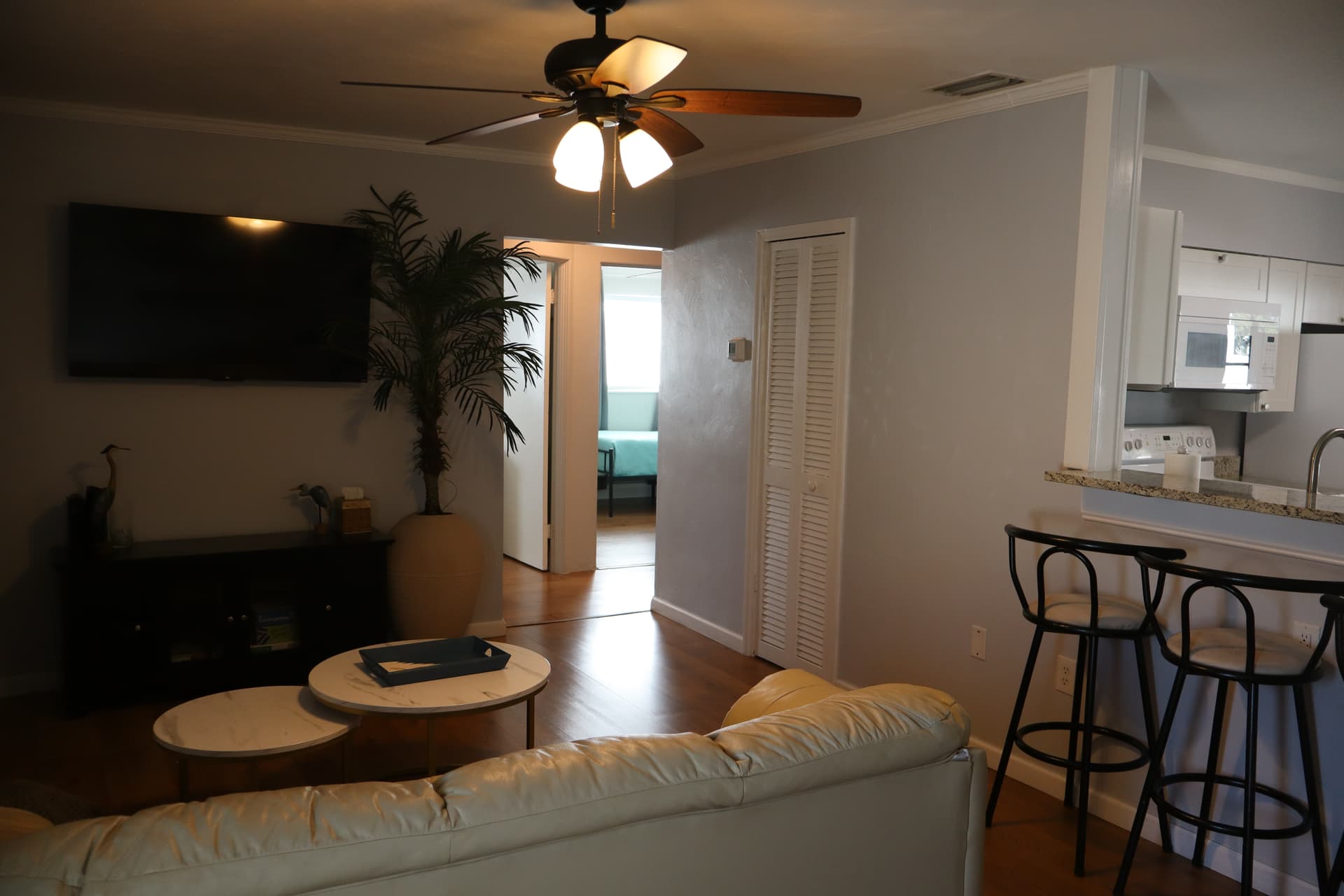 Blue Oasis living space