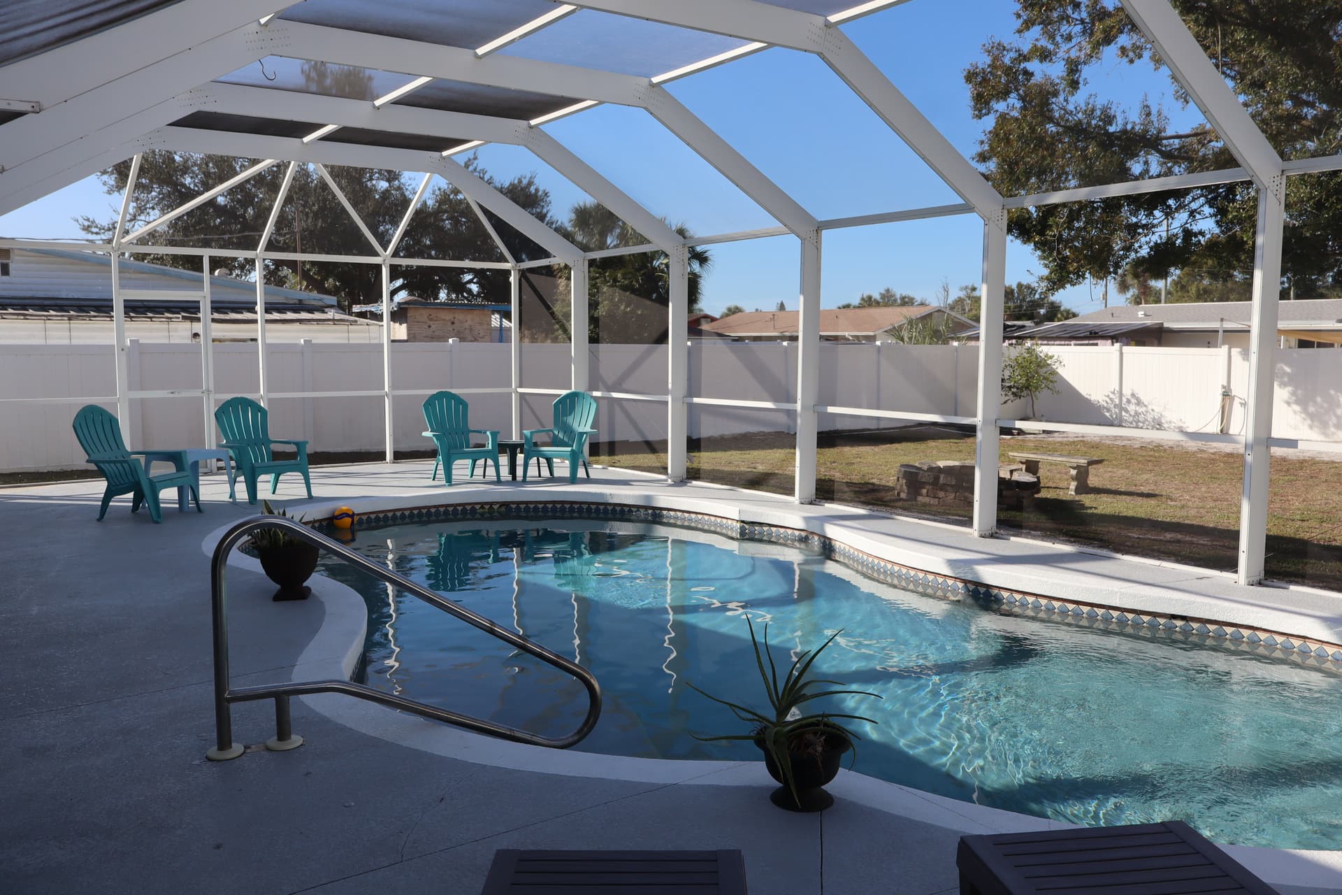 Blue Oasis outdoor space